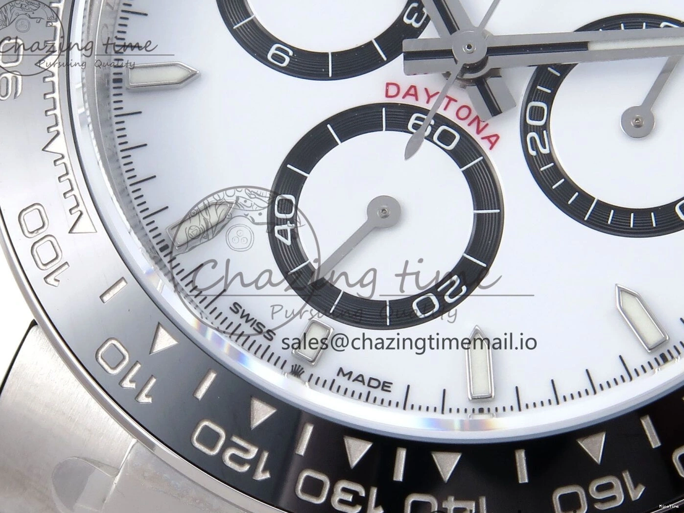 MiroTime 0428 Reliable Daytona 126500 QF+ 1:1 Best Edition 904L Steel White Dial on SS Bracelet SH 862
